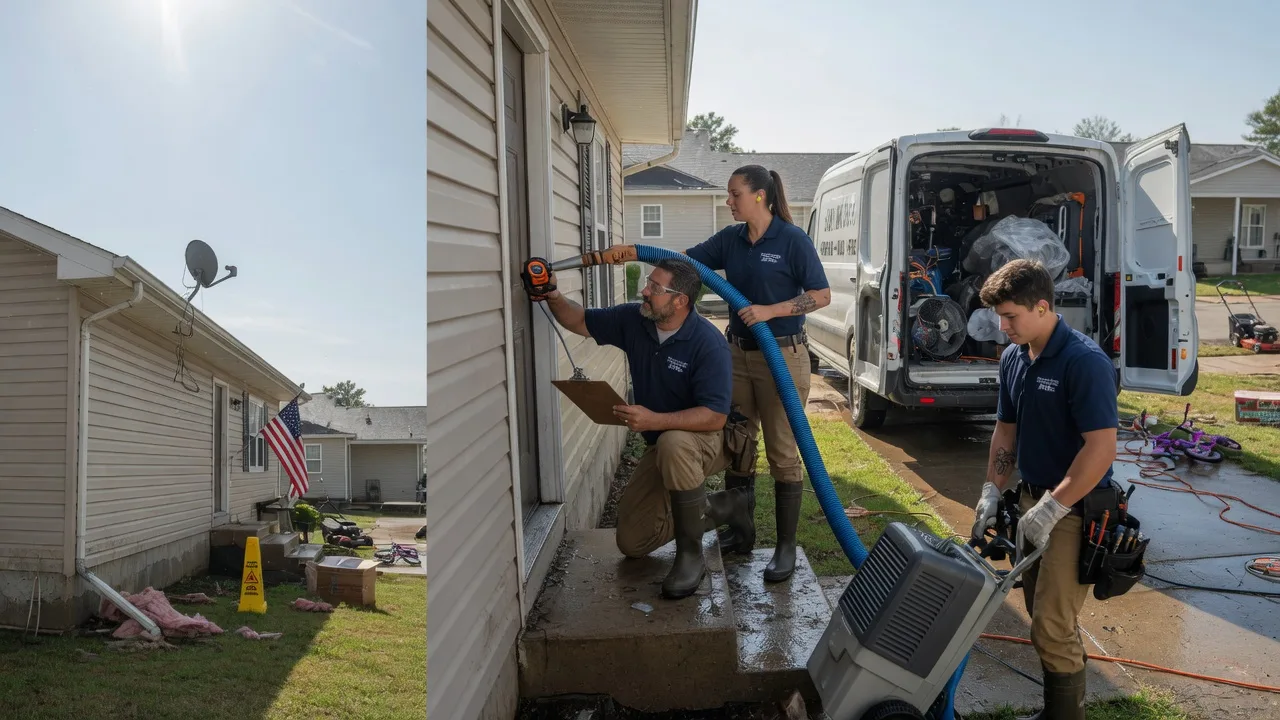 Ceiling Water Damage Restoration in Pineville, PA near me